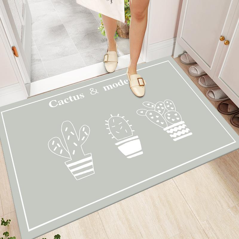 

Американский стиль входная дверь ковер грязеотталкивающий противоскользящий ванная комната простой в уходе кухня спальня ковер напольный коврик 40*60CM