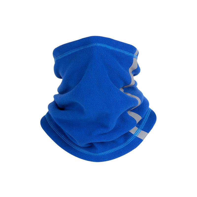 Winter Multifunctional Fleece Neck Gaiter Outdoor Windproof Reflective Strip Polar Fleece Face Mask Bandana