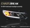 Laser Headlight Assembly: Upgraded Bi-Beam Bi-Lens DRL for 15-17 CRV