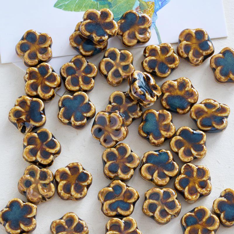 

Набор для бисероплетения «Керамическая слива»: Подвески-заколки для волос своими руками с бусинами с большим отверстием для студентов и девушек