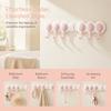Wall Mounted Wall Hooks Self Adhesive Punch-free Hanger Rotating Corner Hook  Bedroom