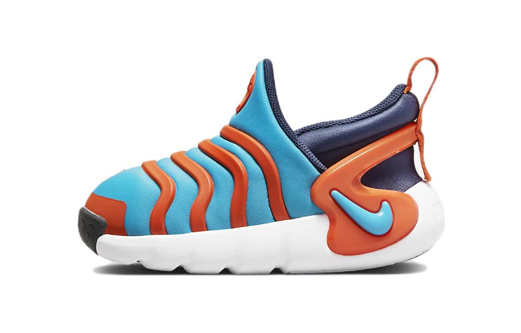 

Nike Dynamo GO Flyease Cushioning, Wear Resistant Low top Toddler Shoes Blue Orange Infant And Toddler DH3438-403 23.5