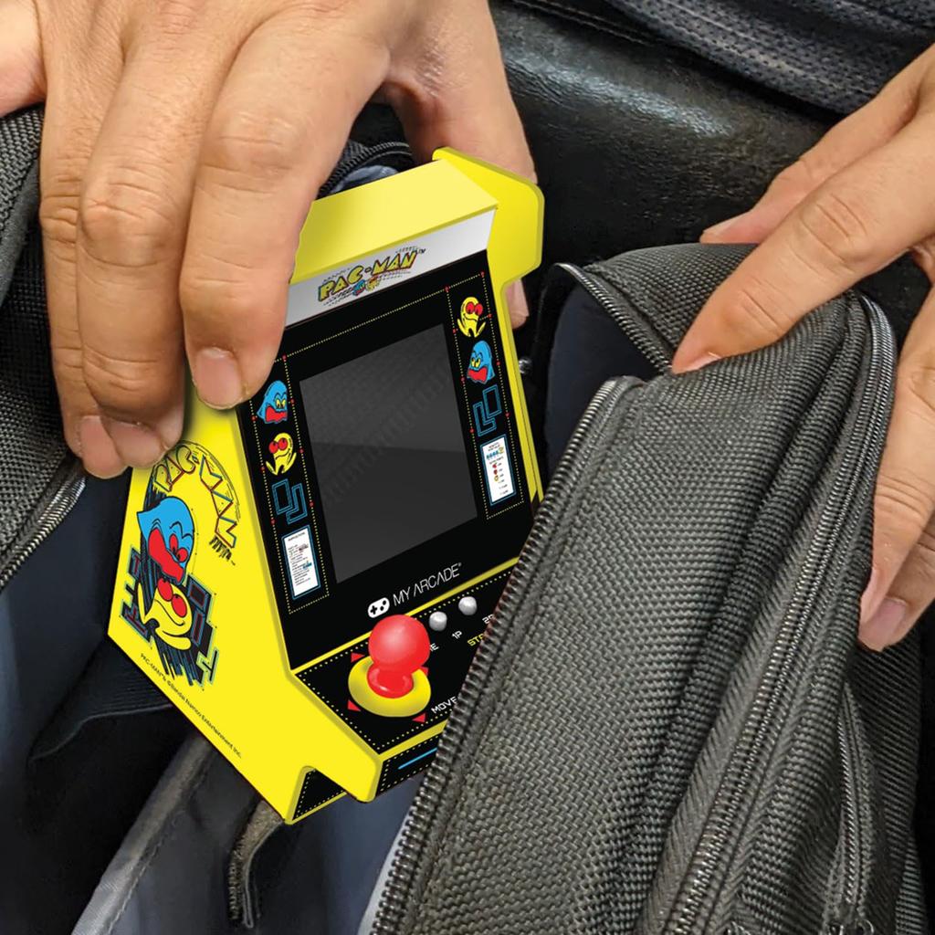 My Arcade Nano Player Pro Mini Arcade Machine Fully Playable Video Game for Collectors Pac-Man 4.8"