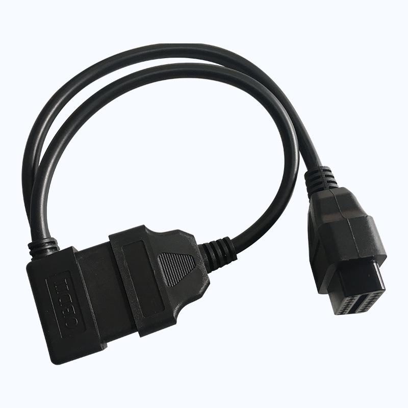 OBD2 Dual Port Extension Cable for Car Diagnostics