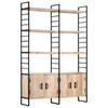 Day and Night - Day and Night 4-tier Shelving Solid Mango Wood 124x30x180 Cm