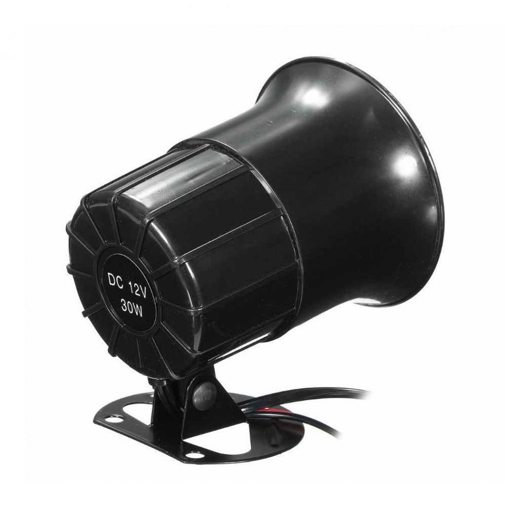 110dB 12V 30W Car Motorcycle 3 Sounds Siren Horn Alarm Loud Speaker Electronic Bell