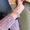 Natural Ice Cream Crystal Bracelet, New Chinese Style Colorful Fluorite Bracelet for Women, Dopamine European and American Crystal Bracelet