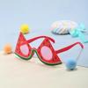Cartoon Sunglasses Strawberry Pineapple Fruit Shaped Party Sun Glasses Funny Po Booth Props for Summer Hawaiian Supplies