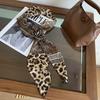 Large Size Long Silk Scarf Summer Hair Band Fashion Long Ribbon Belt Tie  For Women