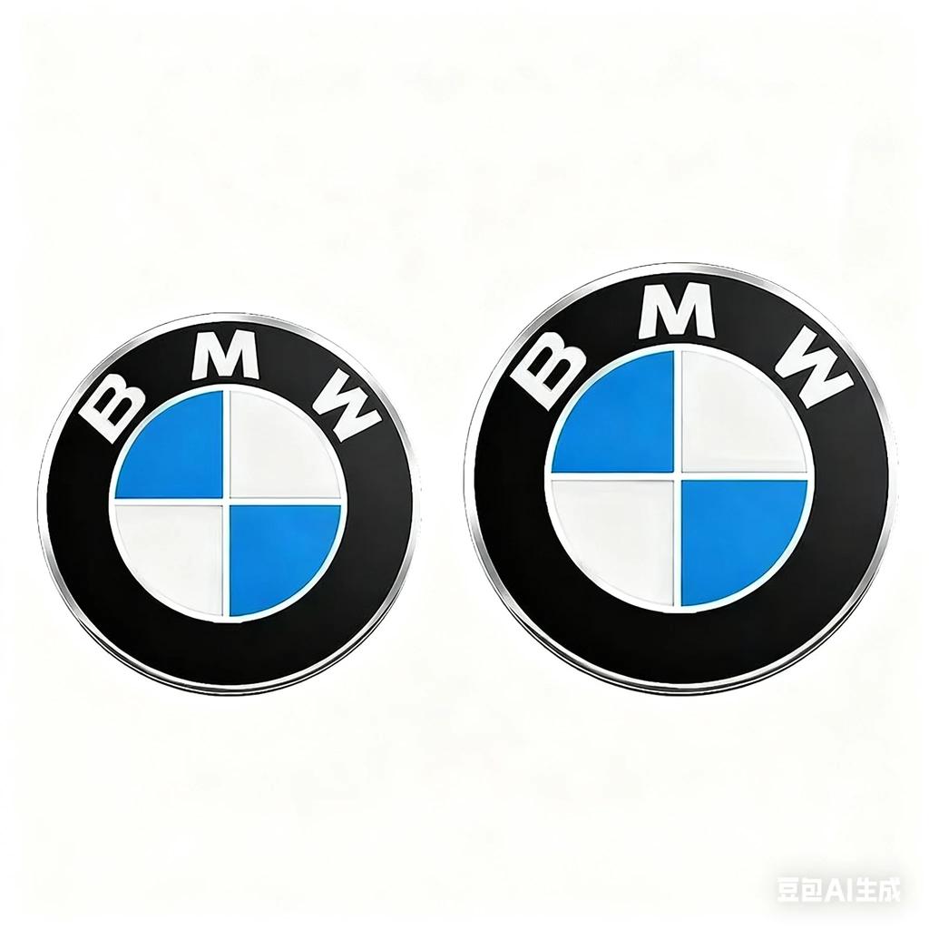 DOOD2 for BMW E28 E34 E39 E60 F10 F11 F07 G31 G38 E24 E64 74mm 82mm Hood Emblem Car Front Bonnet Logo Trunk Cover Badge car sticker