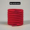 1 Pair Hemp Rope Shoelaces Color Matching Casual Shoes Sports Shoes Canvas Shoes Round Shoelace