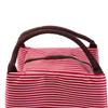 Womens Stripe Thermal Lunch Box Cooler Bag Insulated Picnic Handbag Food Bag