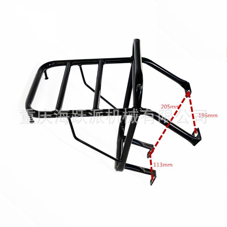 Haiyuepai Front Rack Bracket for Wuyang Off-Road Motorcycle: Anti-Collision Headlight & Instrument Mount
