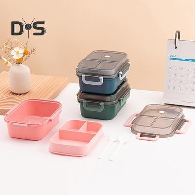 1250ml Good Sealing Lunch Container Leak-Proof Practical Food Container with Tableware