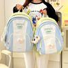 Children's Schoolbags Elementary School Students First Grade Color Blocking Girls Junior High School Students High Looking Small Backpack