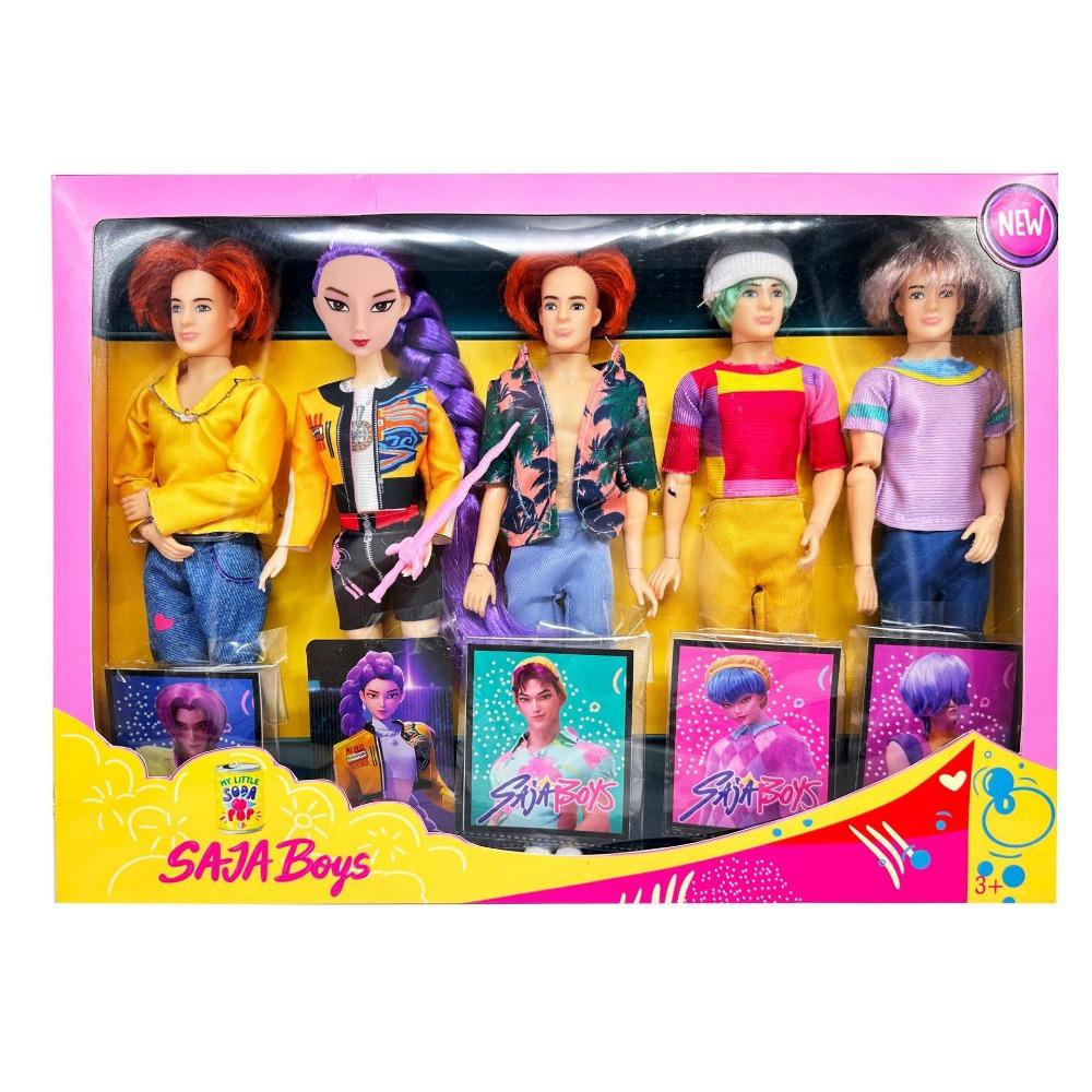11.5 Inches K-Pop Demon Hunters Band Action Figures Desktop Decoration Model Doll Trendy Toys Girl Surprise Gifts Collectible