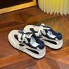 1 Academy Style Leisure Sports Moral Training Shoes 22 New Platform Autumn Color Matching Board Shoes