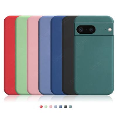 For Cover Google Pixel 8 Case Pixel 6 7 8 Pro 7A 6A Capas Phone Case Bumper Liquid Silicone Soft TPU Case Google Pixel 8 Fundas