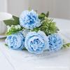 Landscape Artificial Peony Flower Colorful Bridal Bouquet Fashion Simulated Flowers  Home Decor