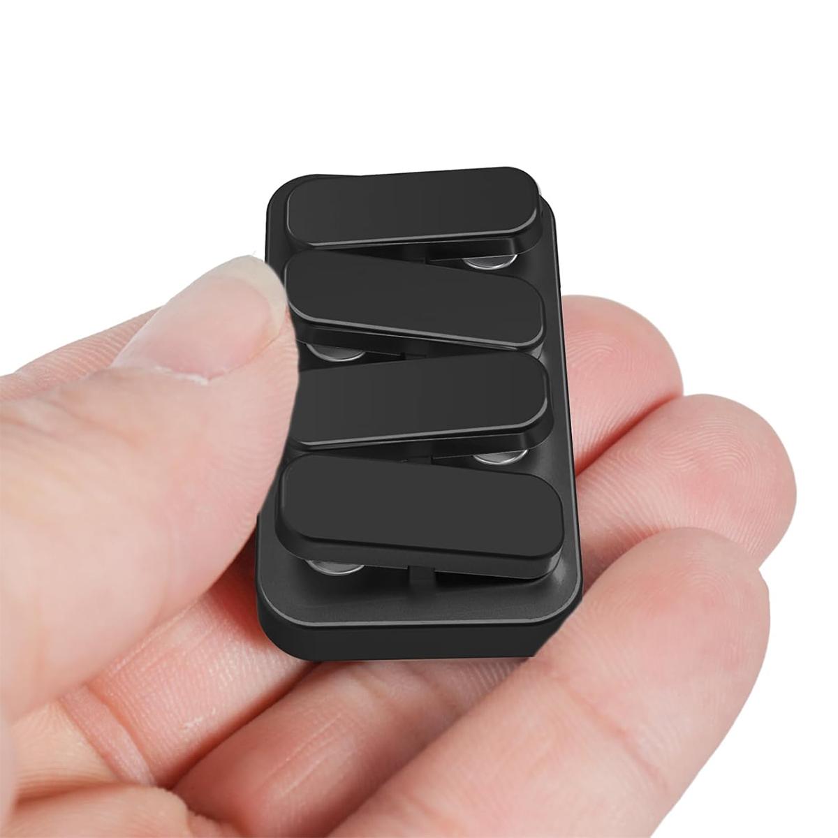 Черные клавиши пианино Fidget Clicker Fidget Slider Autism ADHD Metal EDC Fidget Toys Office Desk Toys Anxiness Stress Relief Toys чёрный