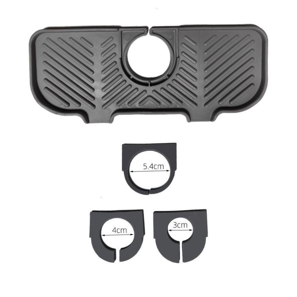 Silicone Drain Pad Soap Box Drainage Rack Cleaning Brush Storage Holder Kitchen Sponge Holder Bathroom Faucet Accessories