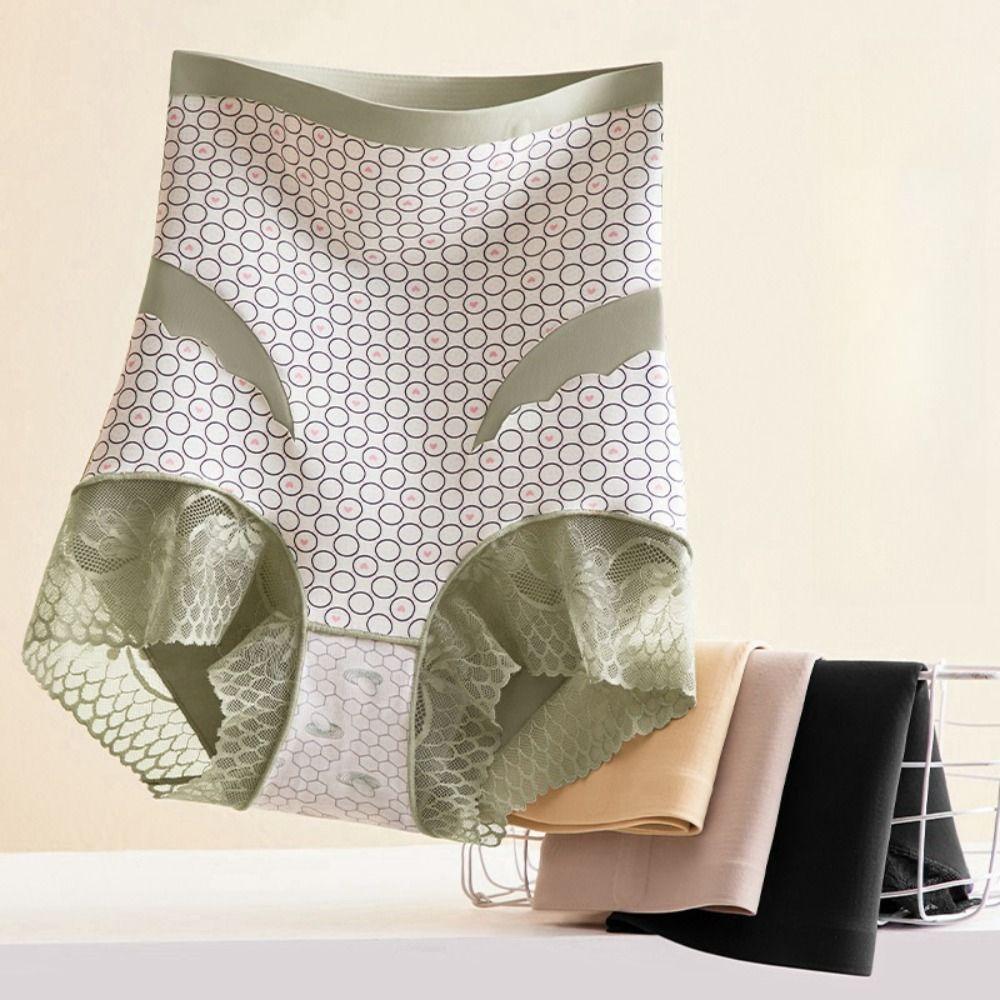 

Belly Contracting Slimming Shapewear Shapers Seamless Panties Women Tummy Control Underpants Daily L зелений