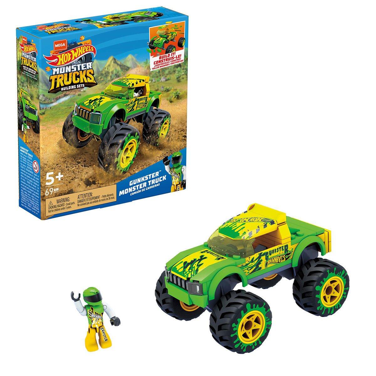 

HDJ94 MEGA™ Hot Wheels® Gunkster Monster Truck 69 деталей +5 лет
