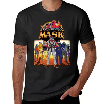Tragen Sie immer Ihr M.A.S.K T-Shirt Hemden Grafik-T-Shirts Bluse schnell trocknende Kleidung für Herren