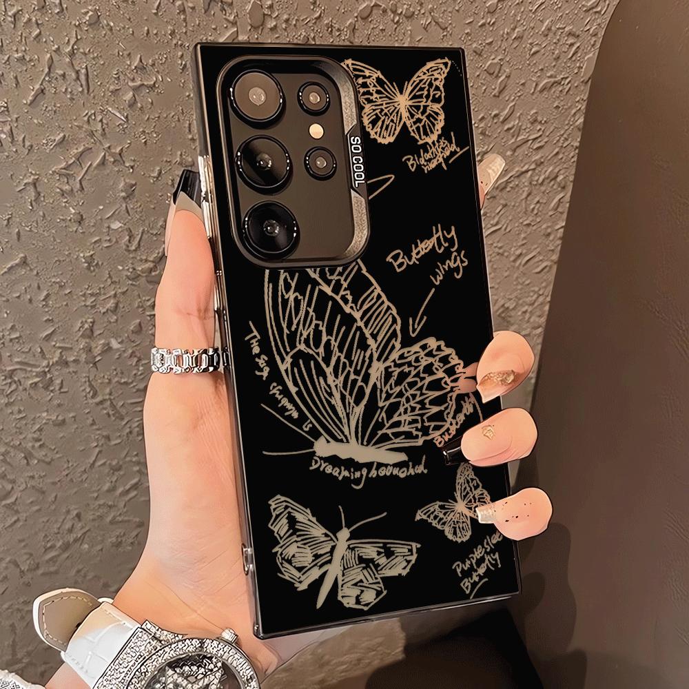 

Creative Butterfly Phone Cover Case for Samsung Galaxy S26 Ultra S21 Note 20 S23 S25 Plus S24 FE S22 S25Edge S20 FE Galaxy S24