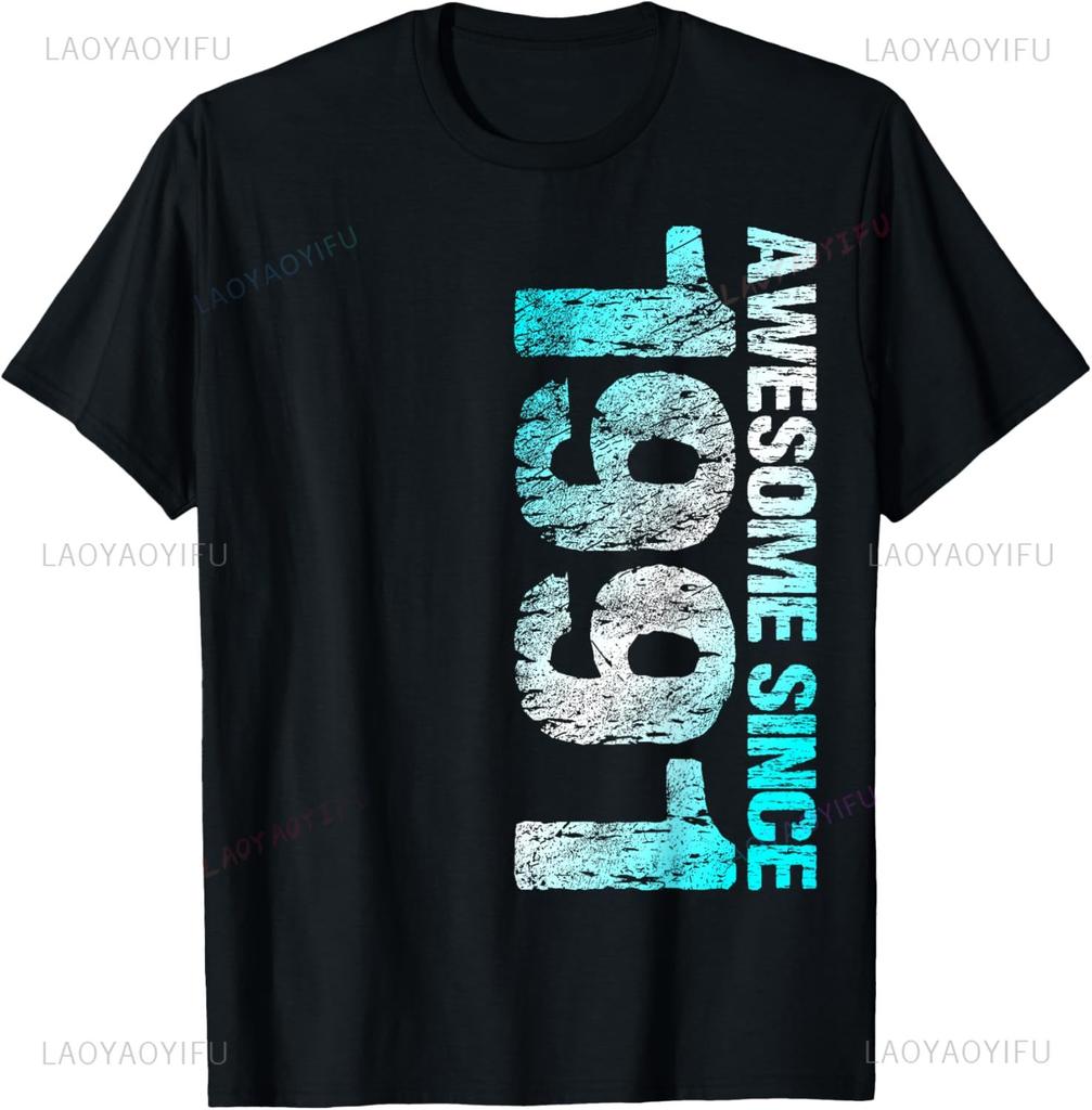 Vintage Limited Edition 35th Birthday Gifts Men Women 35 Years Old 1991 TShirt Cotton Graphic T Shirts Short Sleeve Camiseta