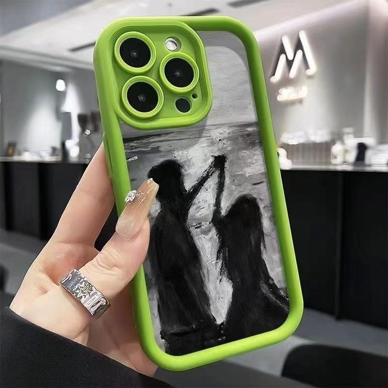 Couple new models are suitable for iphone17 mobile phone case Apple 15promax/14 anti-drop 13pro art 16 Europe and America