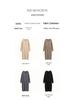 Autumn/Winter Hooded Wool Knit Sweater Dress - Solid, Loose, Soft, Warm, Mid-Length Cashmere.