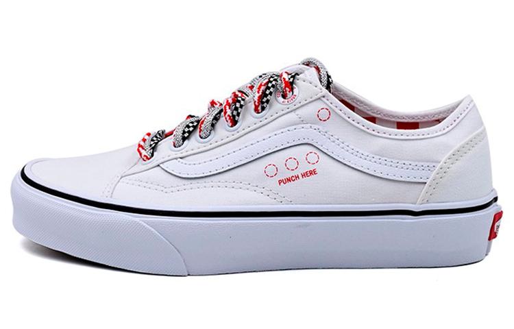 Женские брюки Vans Old Skool Tapered DIY - White VN0A54F49Y9 36