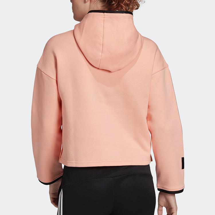 adidas Lässiger Sportlicher Pullover Hoodie Unisex Oberteile Leuchtendrosa FR5977