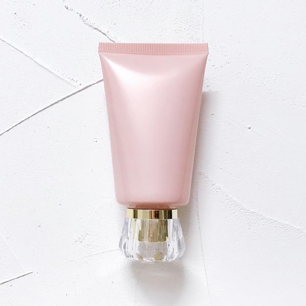 Pearlescent Pink 60ml PE Soft Tube for Facial Cleanser & Makeup Remover Gel