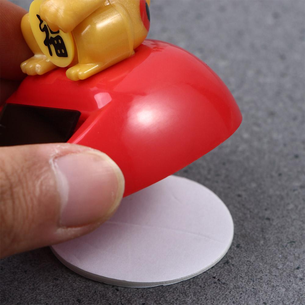 Figurine Statue Lucky Cat Model Toys Shaking Head Swing Doll Dancing Lucky Cat Figure Solar Toys