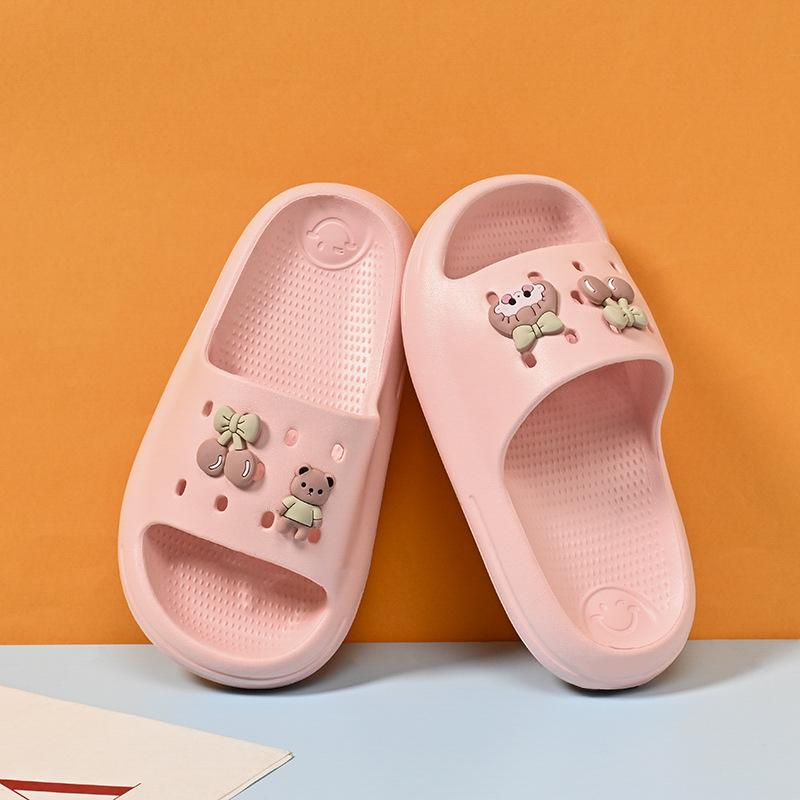 Summer Charming Girls House Slippers Soft And Comfortable Eva Slide Sandals Kids For