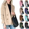Women's Fashion Casual Solid Color Patchwork Long Sleeve Jacket