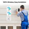2K Solar Security Cameras Wireless Outdoor Battery Powered Security Camera PIR Motion Alarm Cloud Storage Two Way Audio