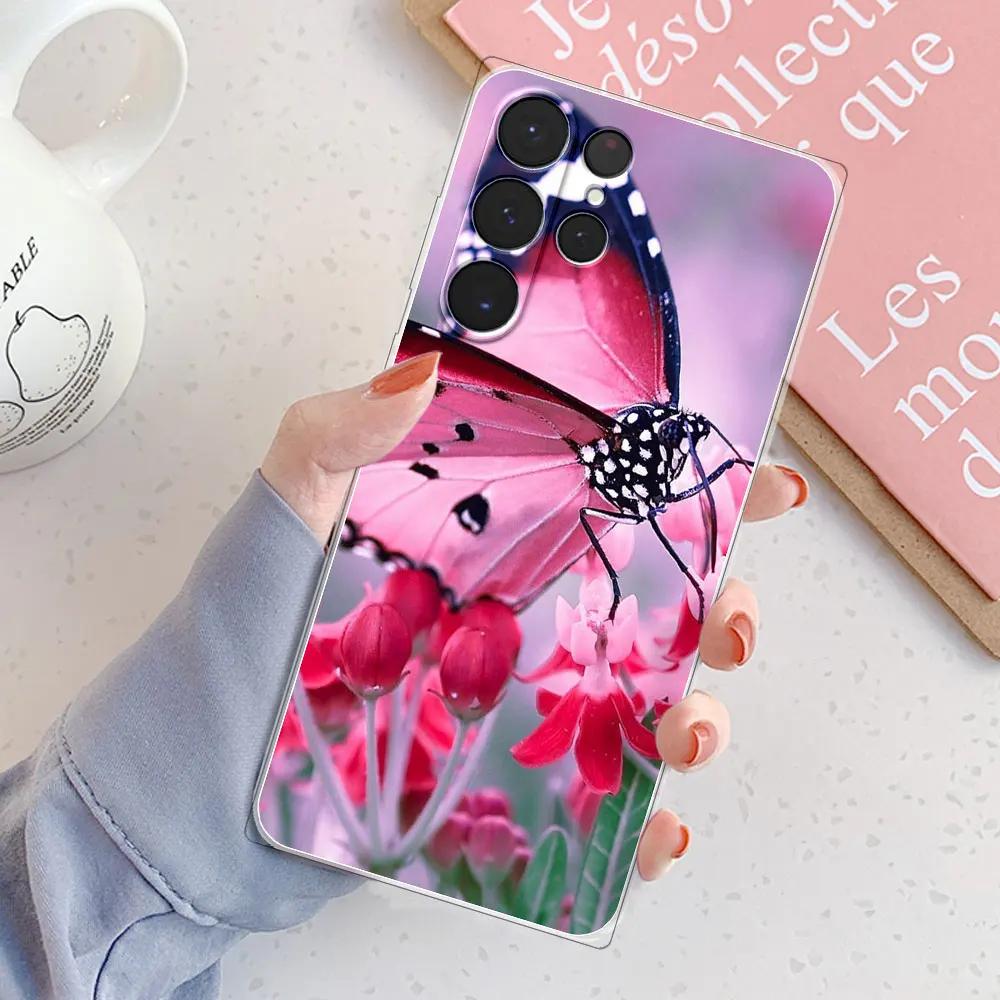 For Samsung S23 Ultra Case Cover Galaxy S23 Chic Marble Silicone Clear Phone Case For Samsung Galaxy S23 Plus Protective Bumper