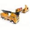 Warrior Engineering Vehicle Model Die-casting Car Toy Excavator Mixer Educational Toys Christmas Gifts Miniaturas De Carros 1/24