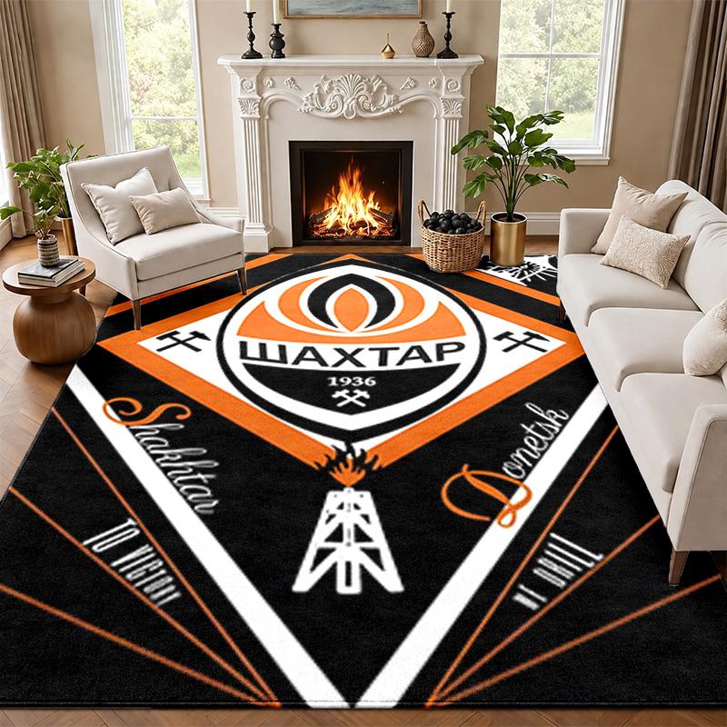FC Shakhtar Donetsk Carpet Door Mat for Living Room or Bedroom Protective Mat Under Chair Office Decoration Christmas Gift Birthday Present