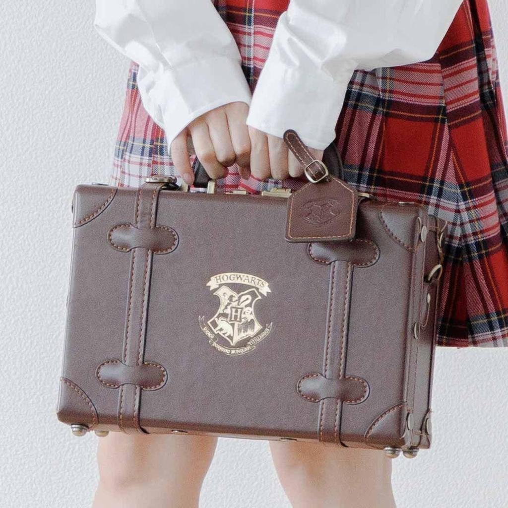 Harry Potter Hogwarts Trunk Shoulder Bag Brown Mahodokoro Online Limited USED