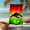 panthers Fashion Beach Towel: Ideal for Summer Adventures Soft, absorbent and quick drying suitable for swimming and bathing