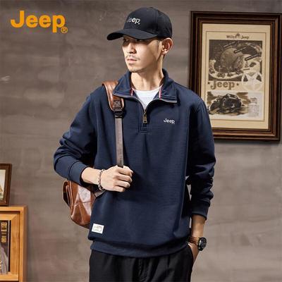 Men's 2025 Autumn/Winter Polo Collar Sweatshirt