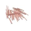 100 Piece Tubes Spacer Metal Beads Tube for Bracelet Necklace
