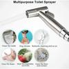 Badezimmer Edelstahl Wasserhahn Sprühkopf Handheld WC Bidet Wasserhahn Edelstahl Hand Bidet Sprüher Gebürstet Wassersprüher