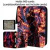 400/900pcs NARUTO Card Binder Book Folder 4/9 Card Slots Game Card Collections Double Pocket Zipper Collector Album Holder