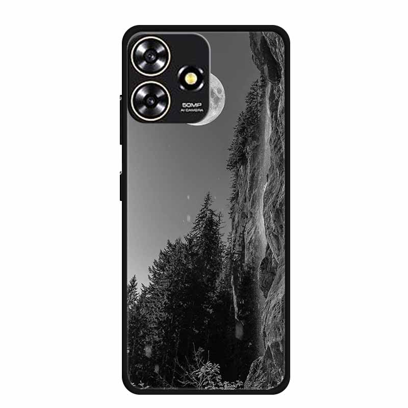 Für ZTE Blade V50 DESIGN 4G Hülle Original Weiches Silikon TPU Handyhüllen Rückseite für ZTE V50 Design 4G Mode Planet Coque