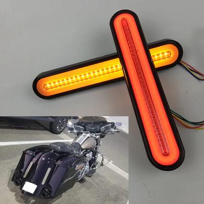 Motorcycle LED Brake Flowing Turn Signal Accent Light For Harley Touring Electra Road Glide FLHR CVO Limited